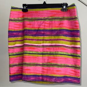 🌈 Bold & Bright Ann Taylor Skirt – Size 12
